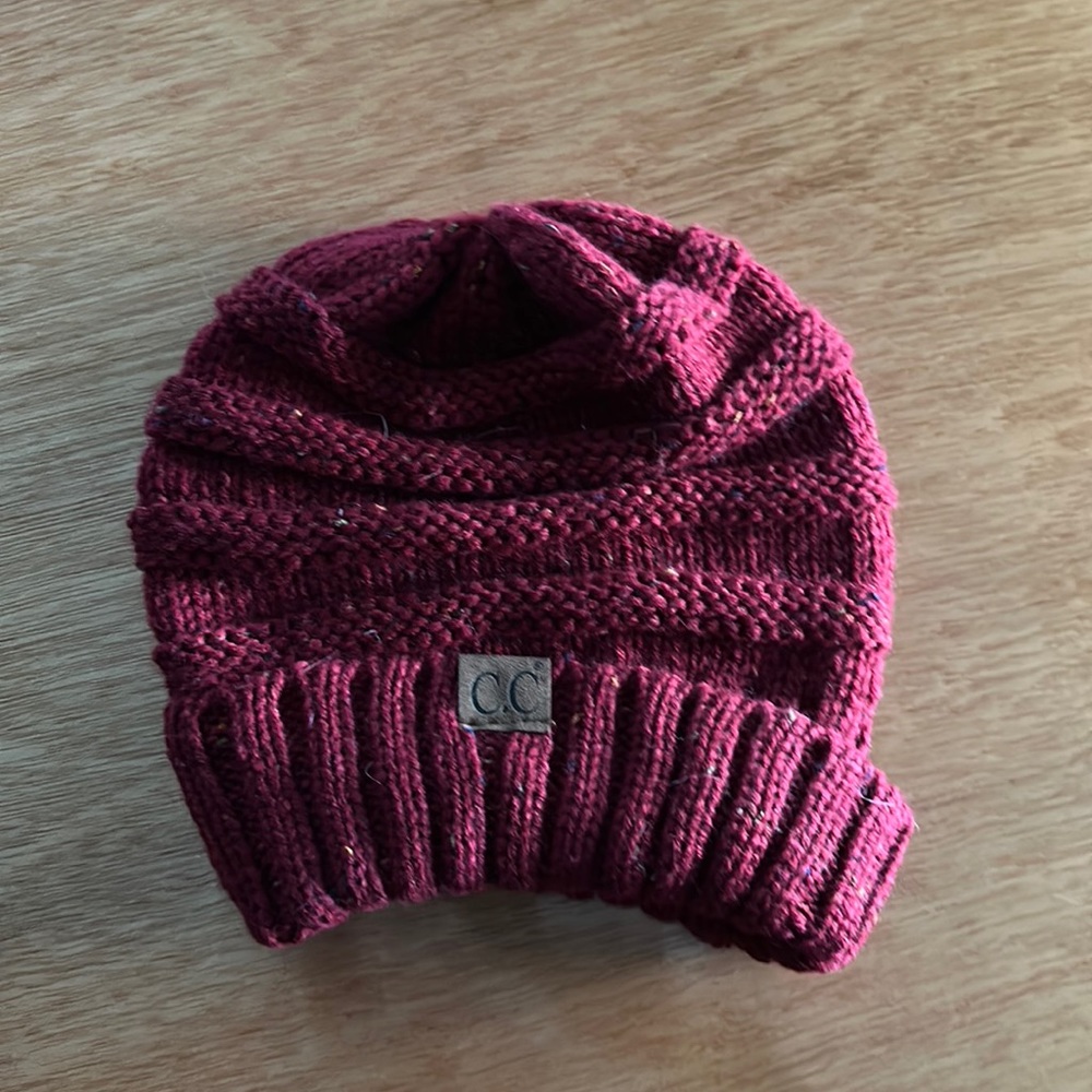 C.C Wine Color Beanie
